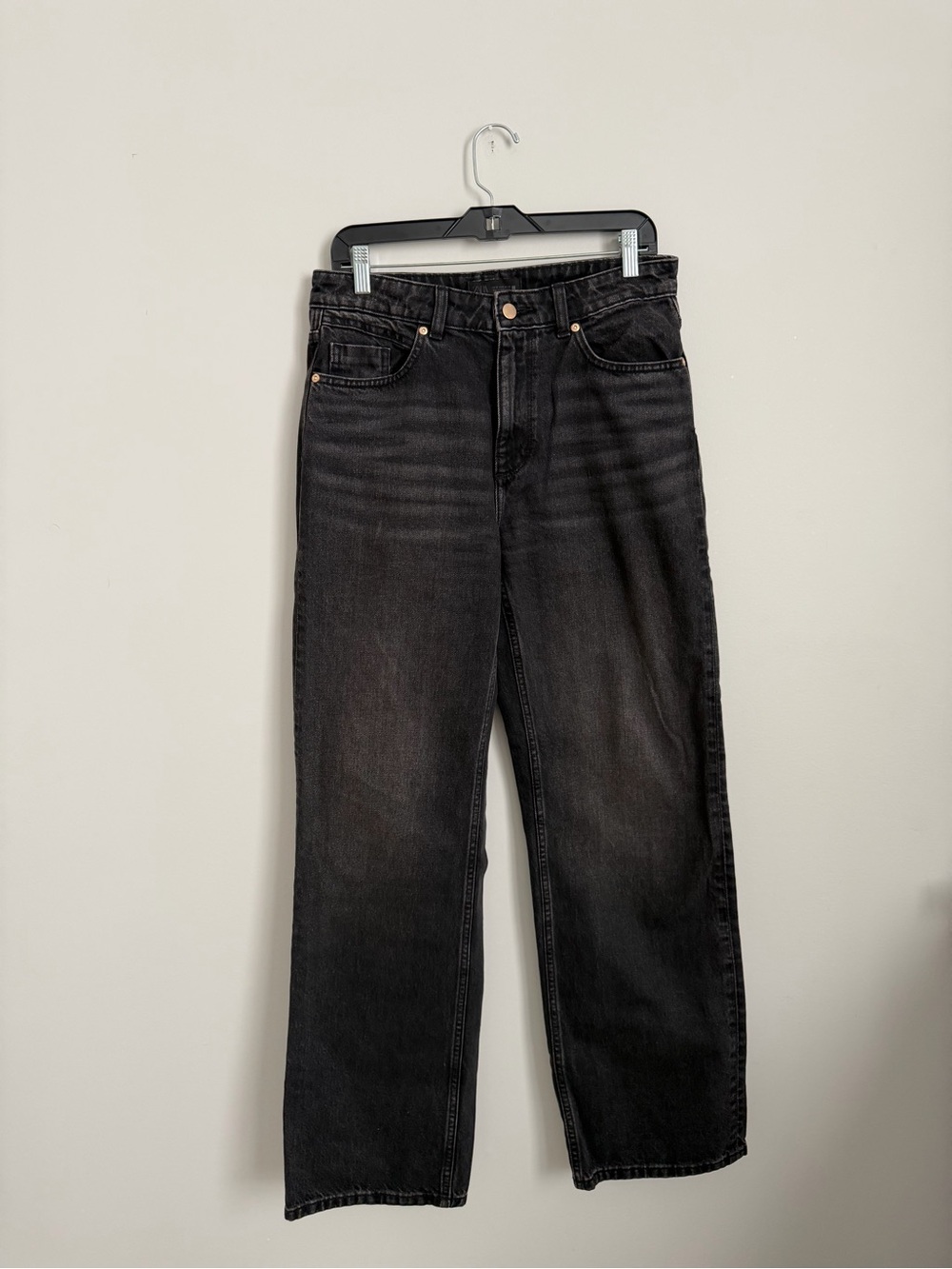 Zara Black Straight Jeans